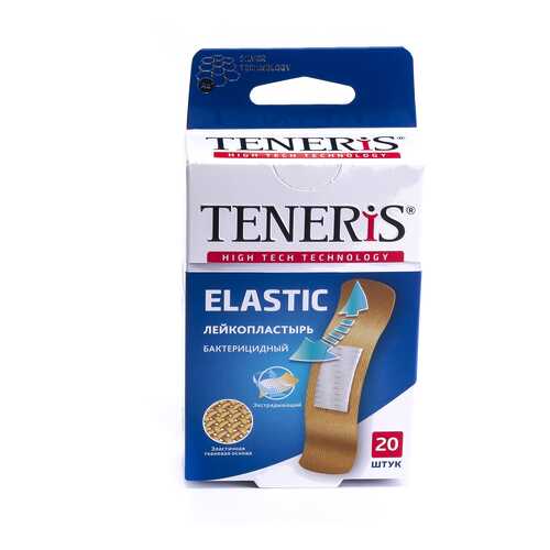 Пластырь Teneris Elastic бактерицидный с ионами серебра на тканевой основе 20 шт. в Аптека от склада