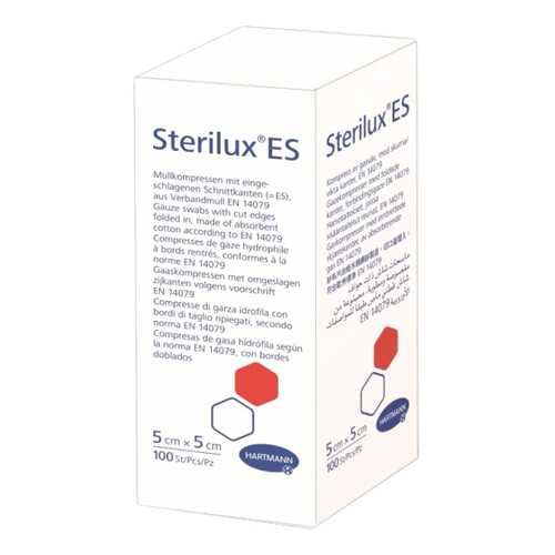 Салфетки Sterilux Es нестерильные 5 х 5 см 8 слоев 17 нитей 100 шт. в Аптека от склада