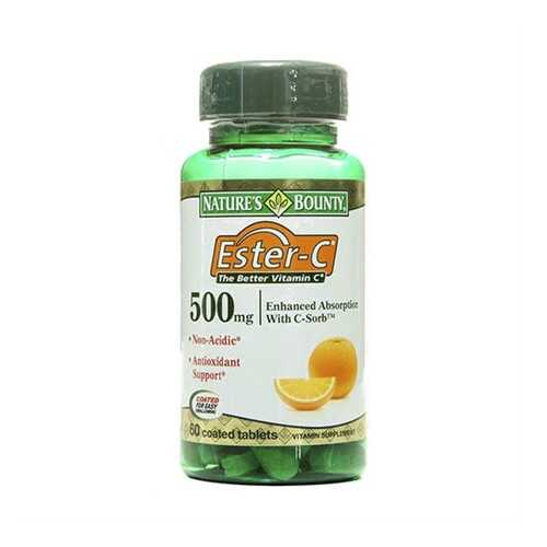 Nature's Bounty Ester-C 500 мг таблетки 60 шт. в Аптека от склада