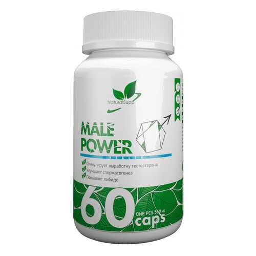 Добавка для мужчин NATURALSUPP Male Power капсулы 60 шт. в Аптека от склада