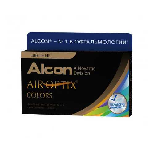 Контактные линзы Air Optix Alcon Colors 2 линзы R 8,6 D -0.00 brown в Аптека от склада