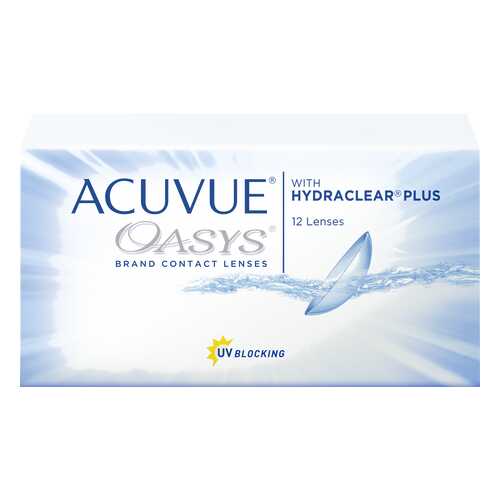 Контактные линзы Acuvue Oasys with Hydraclear Plus 12 линз R 8,4 -1,00 в Аптека от склада