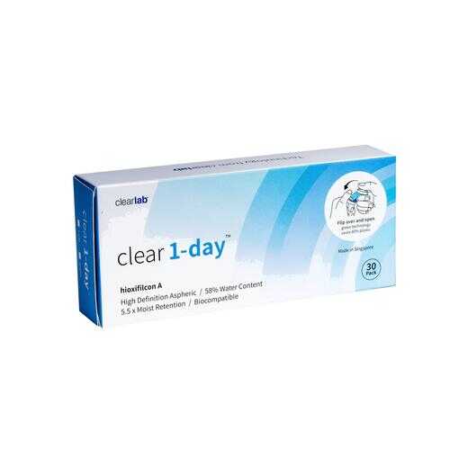 Контактные линзы ClearLab Clear 1-Day 30 линз R 8.7 -03,25 в Аптека от склада