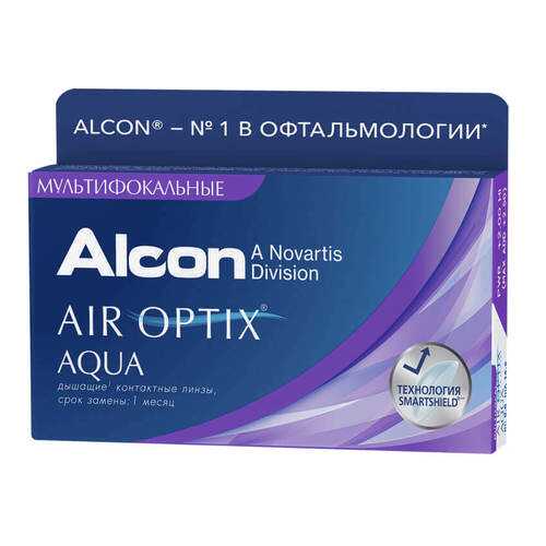 Контактные линзы Air Optix Aqua Multifocal 3 линзы high -10,00 в Аптека от склада