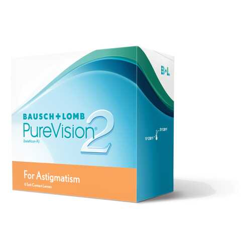 Контактные линзы PureVision 2 for Astigmatism 3 линзы -2,00/-1,25/10 в Аптека от склада