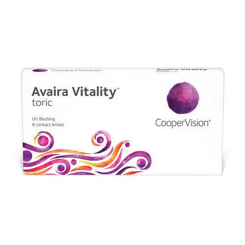 Линзы контактные CooperVision Avaira Vitality toric 6 шт. -2,75/1,25/170 в Аптека от склада