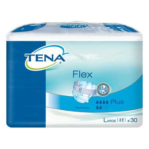 Подгузники для взрослых с поясом, L, 30 шт. Tena Flex Plus в Аптека от склада