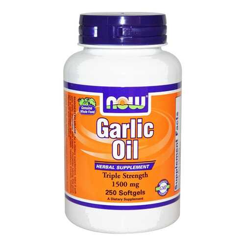 Другие масла и жиры NOW Garlic Oil 250 капс. в Аптека от склада