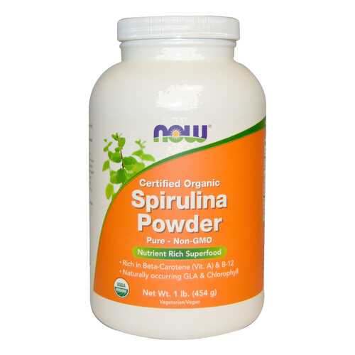 Добавка для здоровья NOW Spirulina Powder 454 г натуральный в Аптека от склада