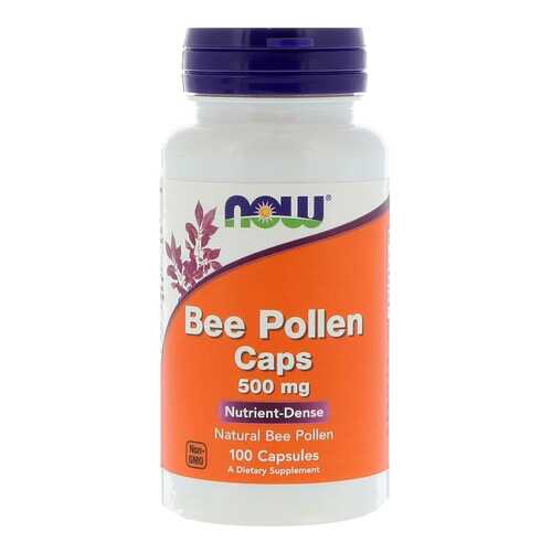 Добавка для здоровья NOW Bee Pollen 100 капс. натуральный в Аптека от склада